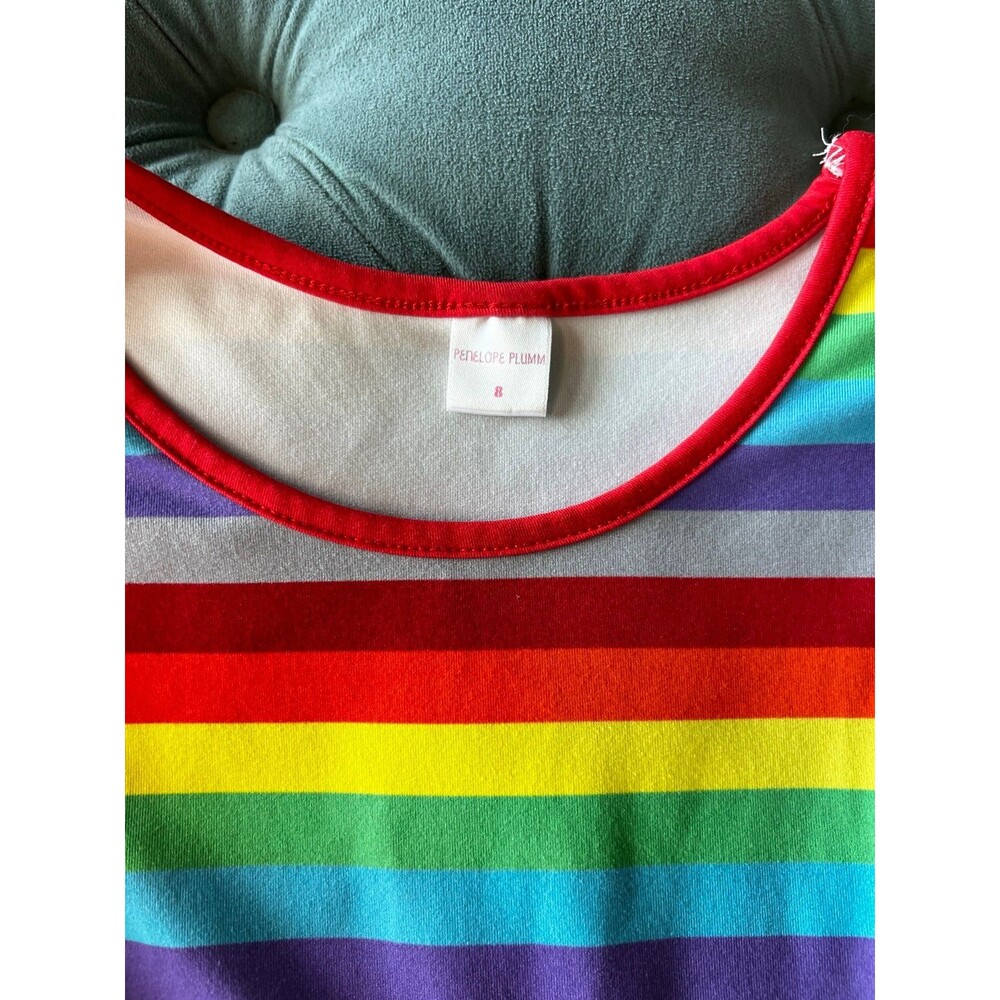 Eleanor Rose Rainbow and Red Apple Dress - Picture 2 of 4